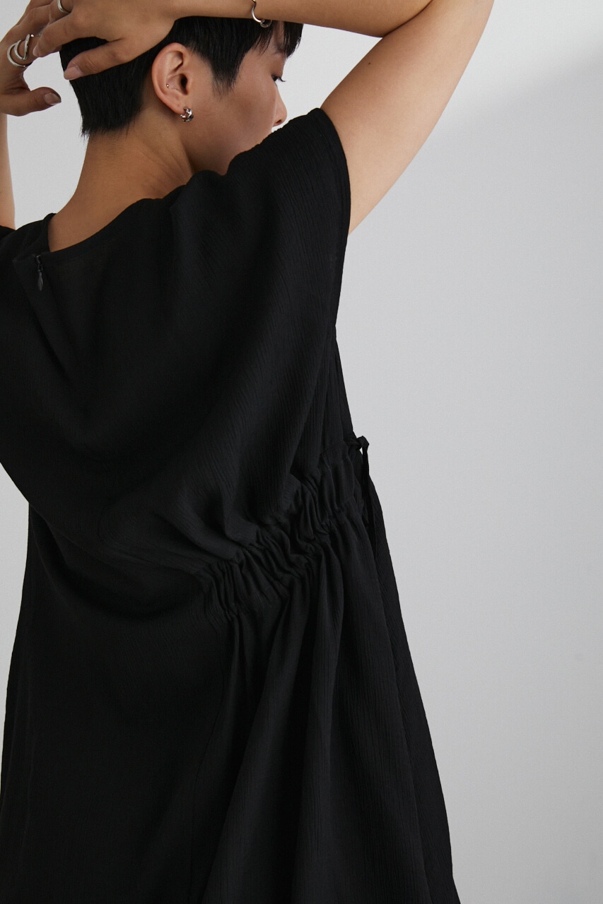 ワッシャーアシンメトリーワンピース S Blk ワンピース ミニ ミディアム バロックジャパンリミテッド 公式通販サイト Shel Tter Web Store シェルターウェブストア