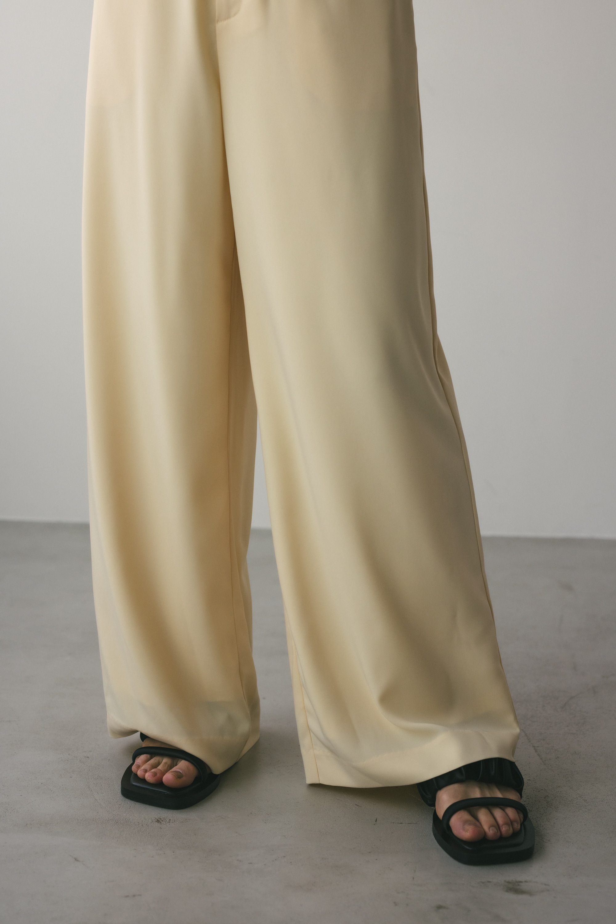 ワイドイージーパンツ L/YEL M