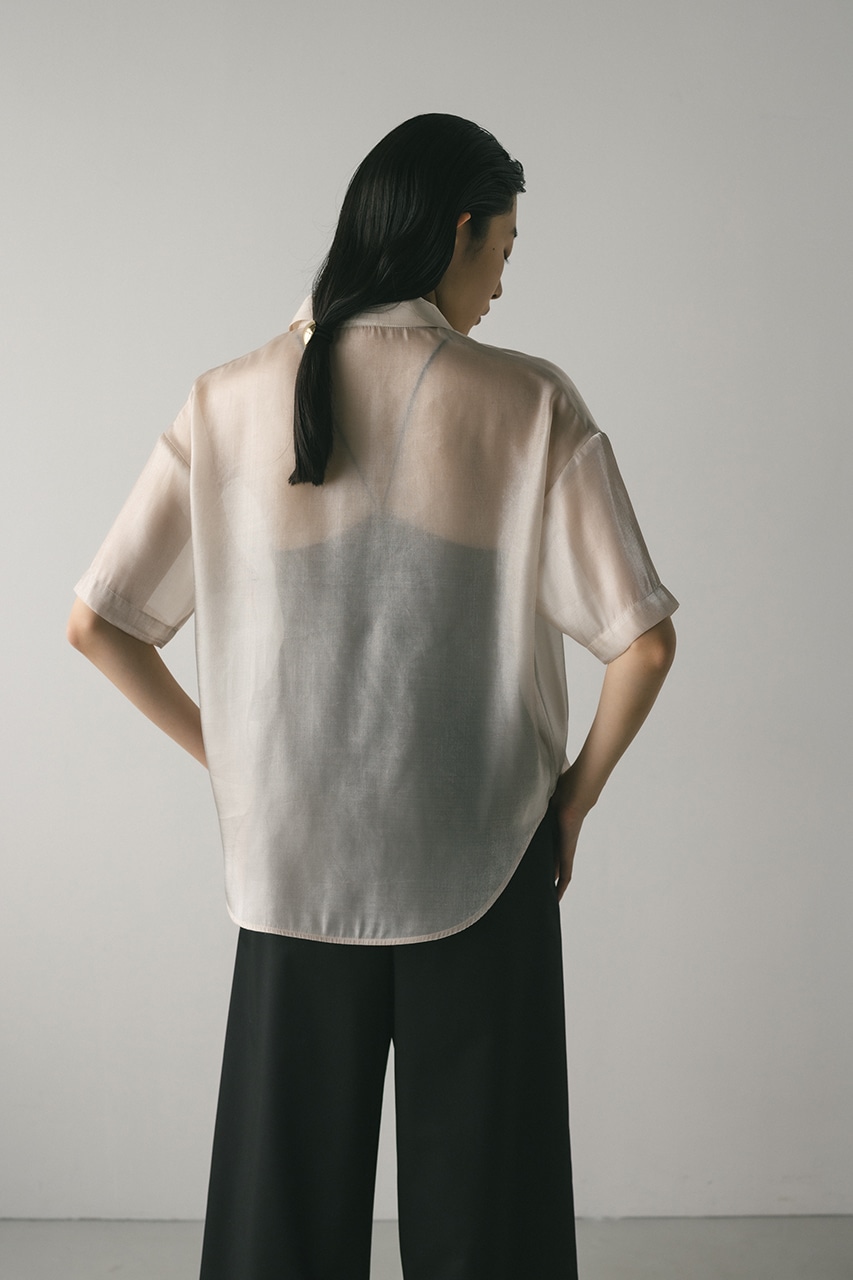 メタリックシアーシャツ IVOY FREE