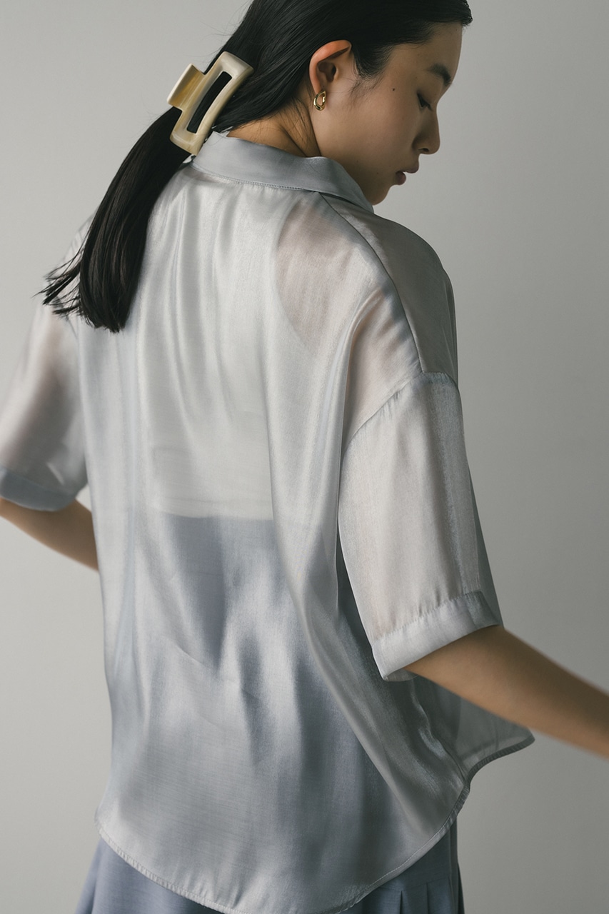 メタリックシアーシャツ SLV FREE