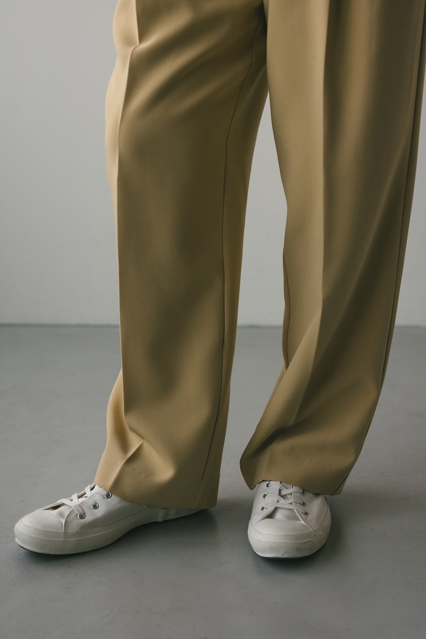 ツータックスーツパンツ YEL S