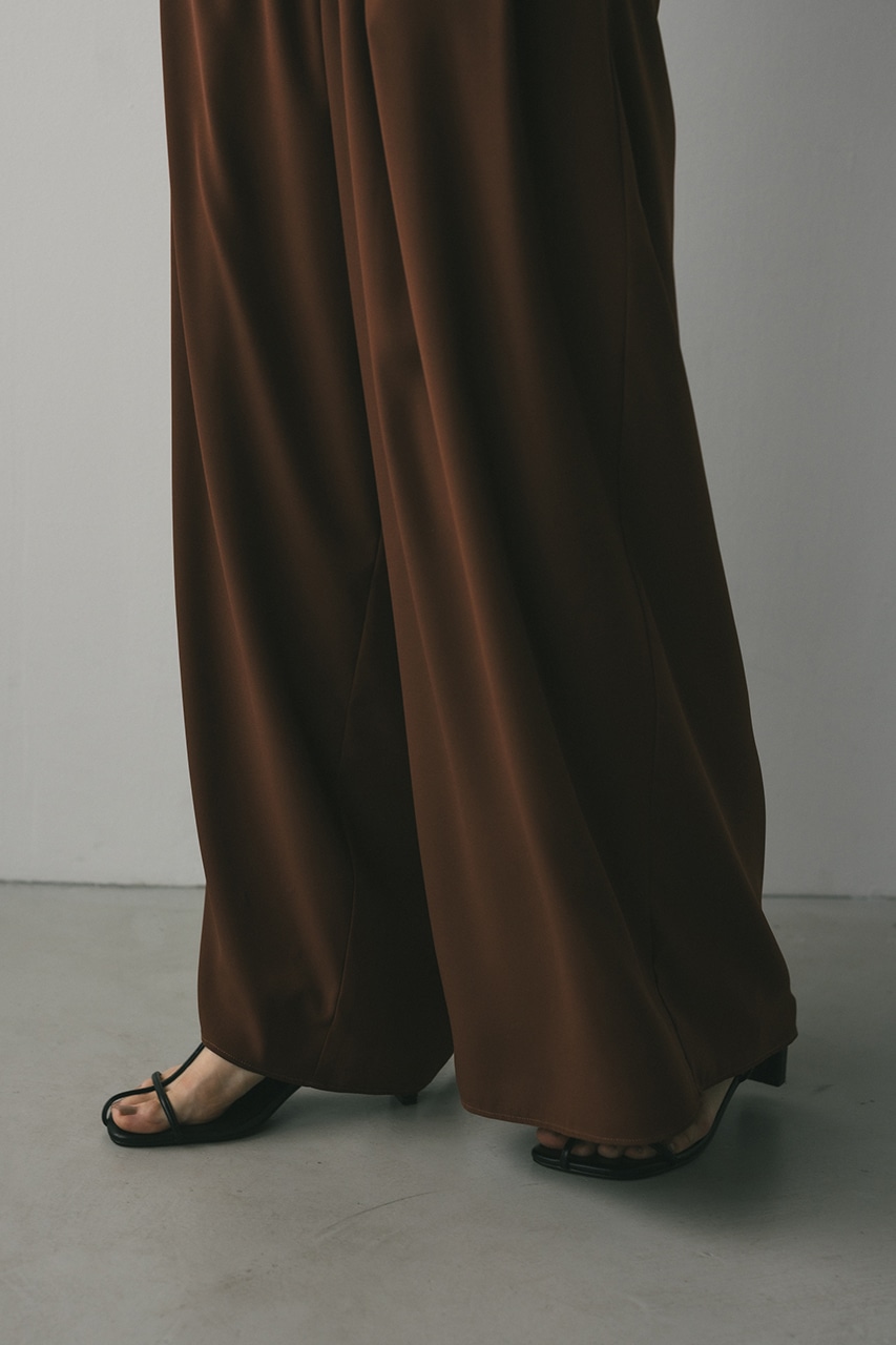 リラックスイージーパンツ BRN M