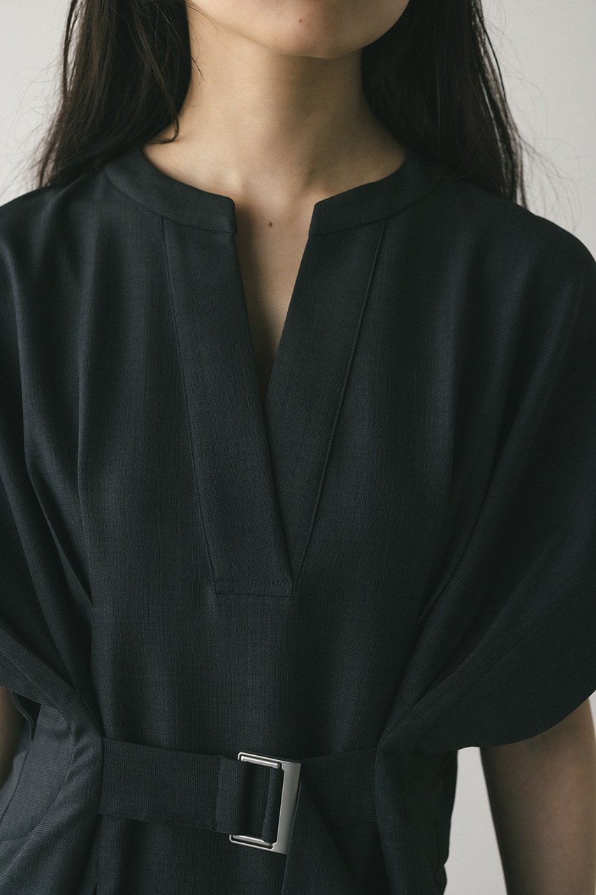 バックルベルトワンピース C.GRY S