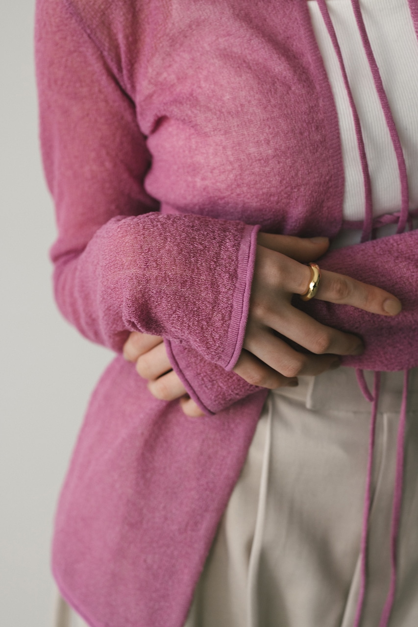 2WAYリボンサマーニット PNK FREE