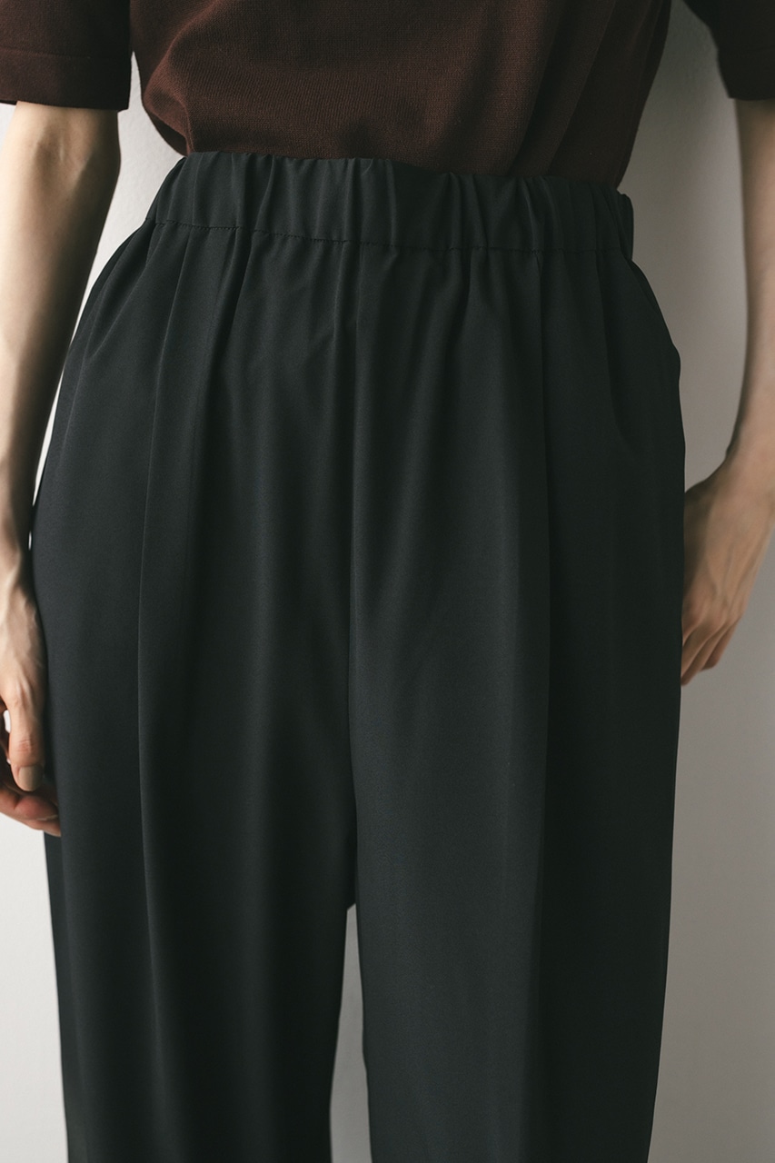 ヘムホールリラックスパンツ BLK M