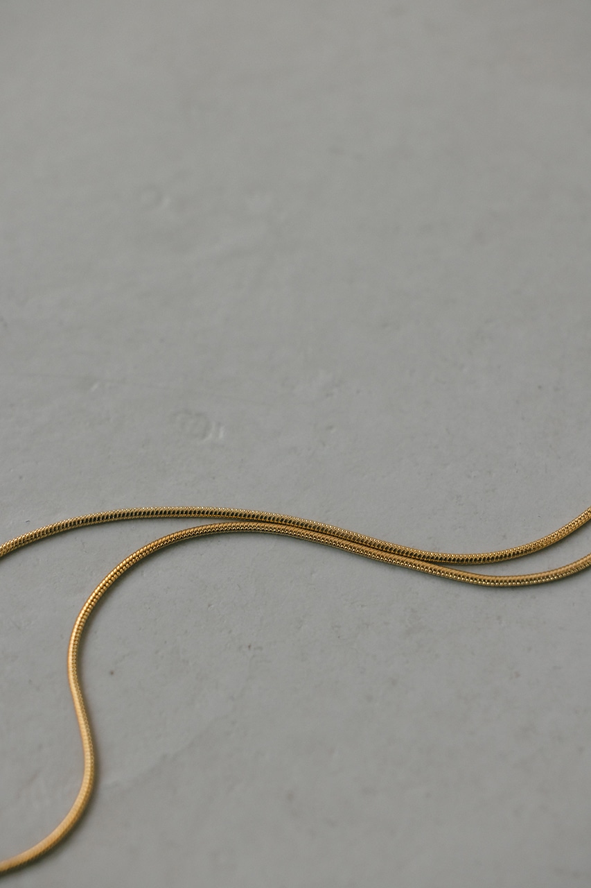 ドロップチョーカーロングネックレス GLD FREE