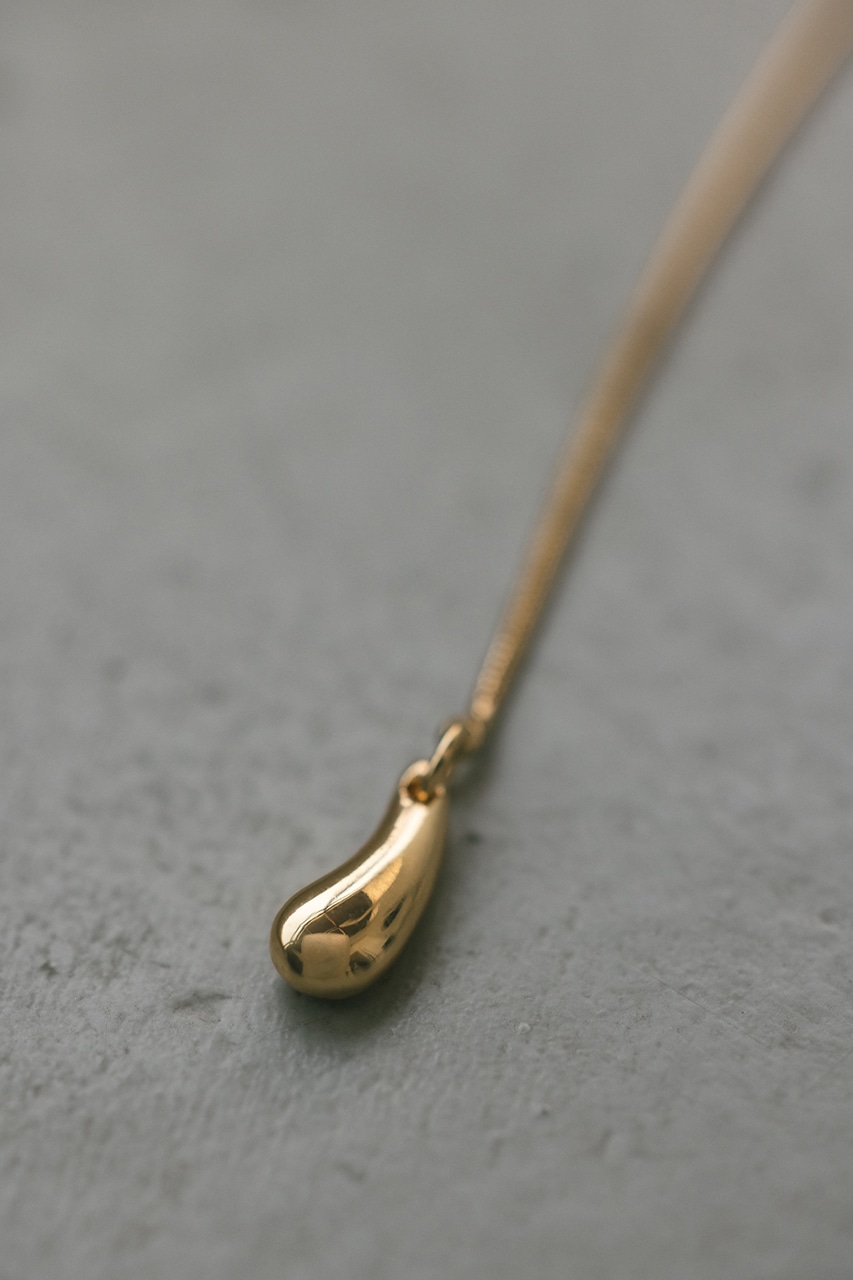 スネイクチェーンスライドネックレス GLD FREE