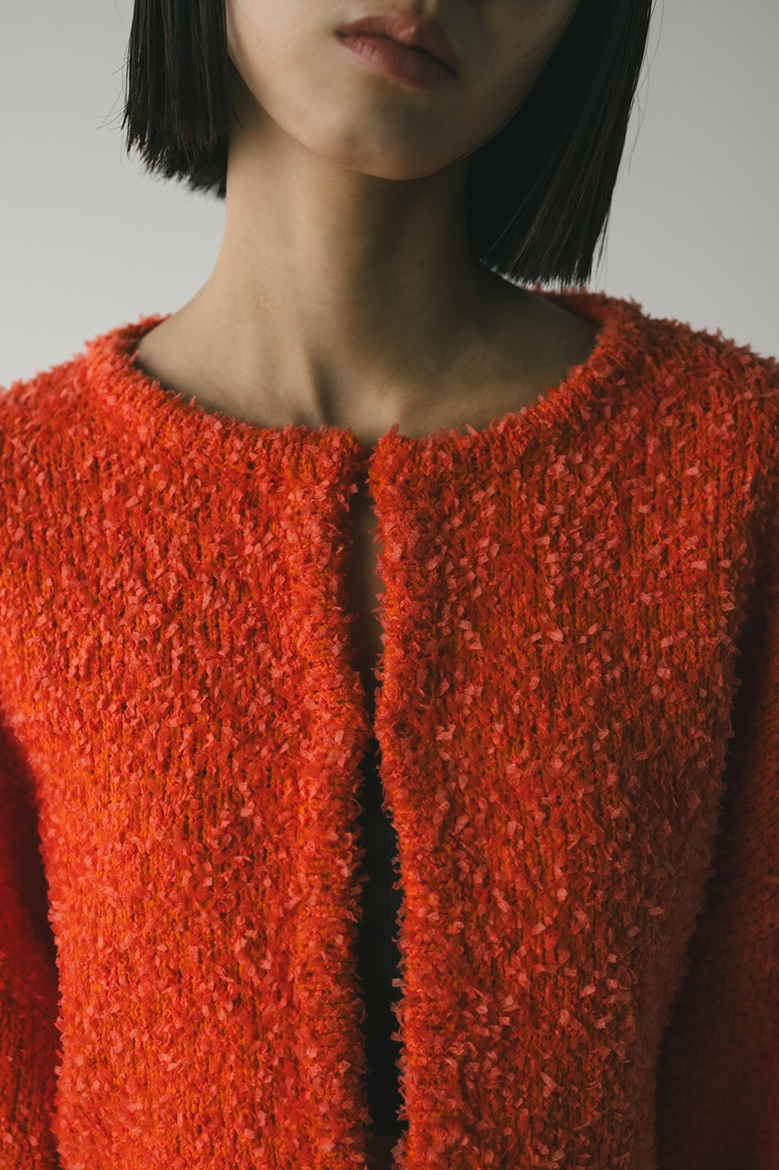 STYLEMIXER | テープヤーンニットカーデ (カーディガン ) |SHEL