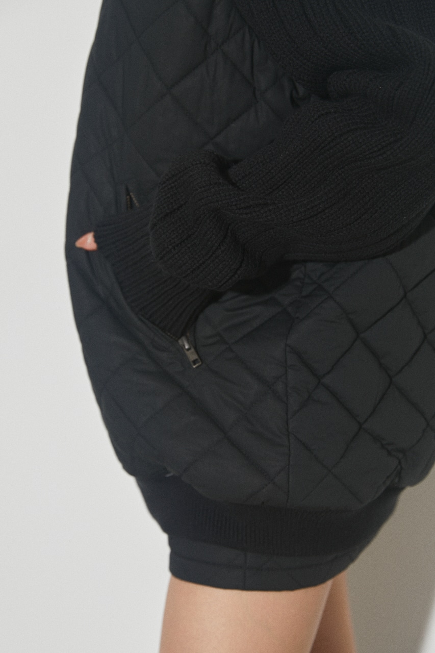LAGUA GEM | DOCKING QUILTING BZ (ブルゾン ) |SHEL