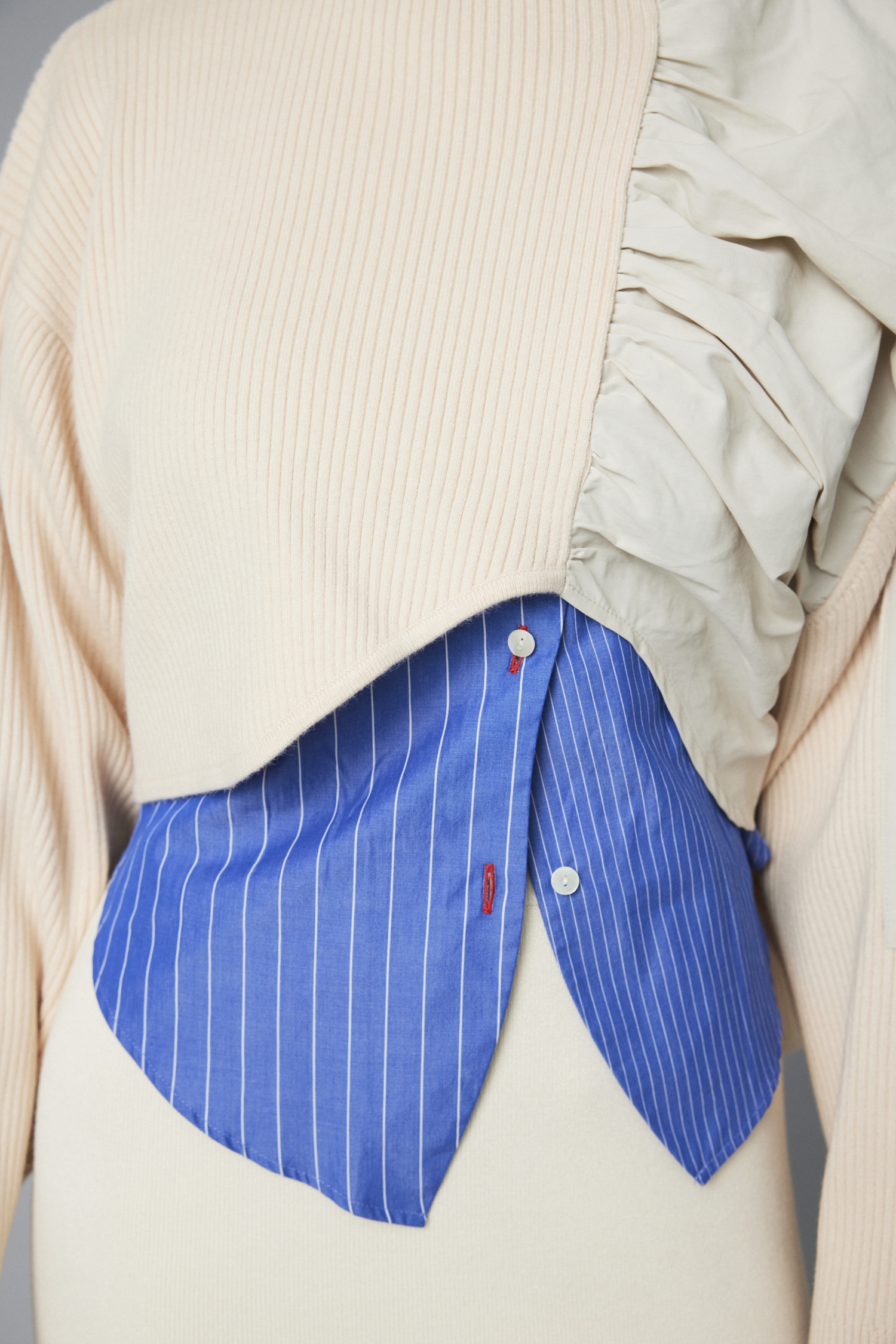 HeRIN.CYE | Short docking knit tops (ニット ) |SHEL'TTER