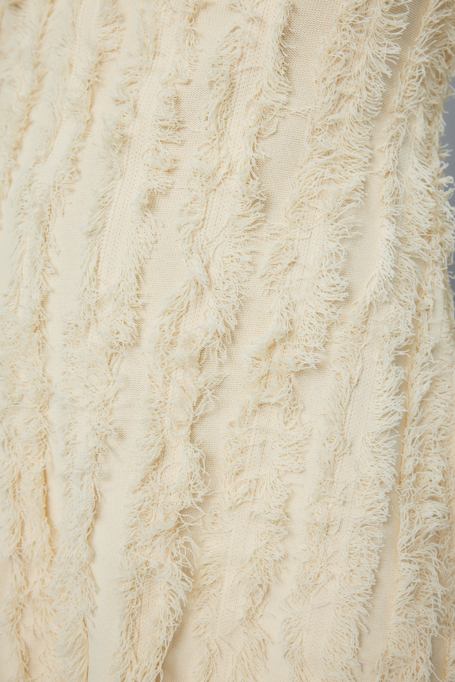 Fringe back open camisole O/WHT FREE