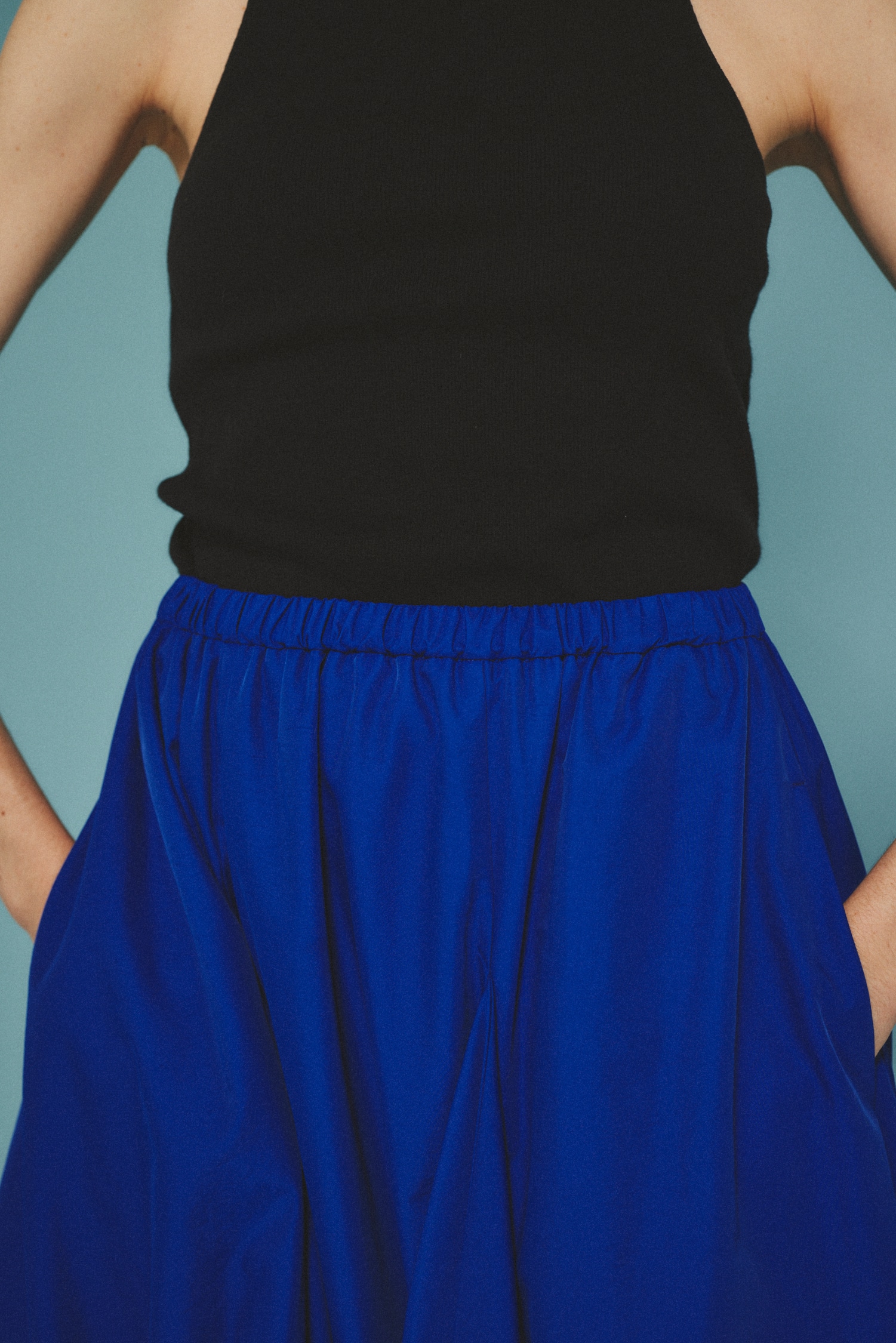Triangle skirt BLU FREE