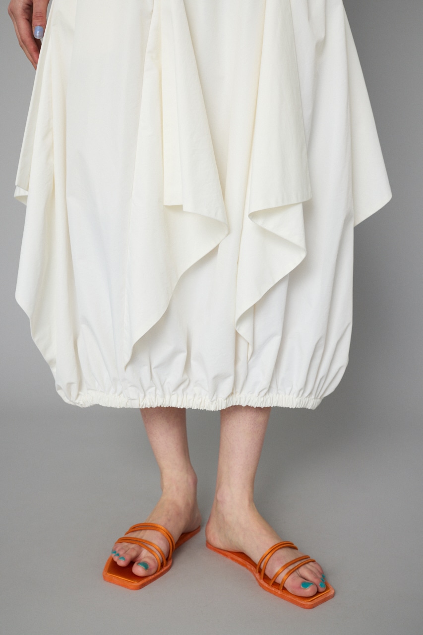 Triangle skirt O/WHT FREE