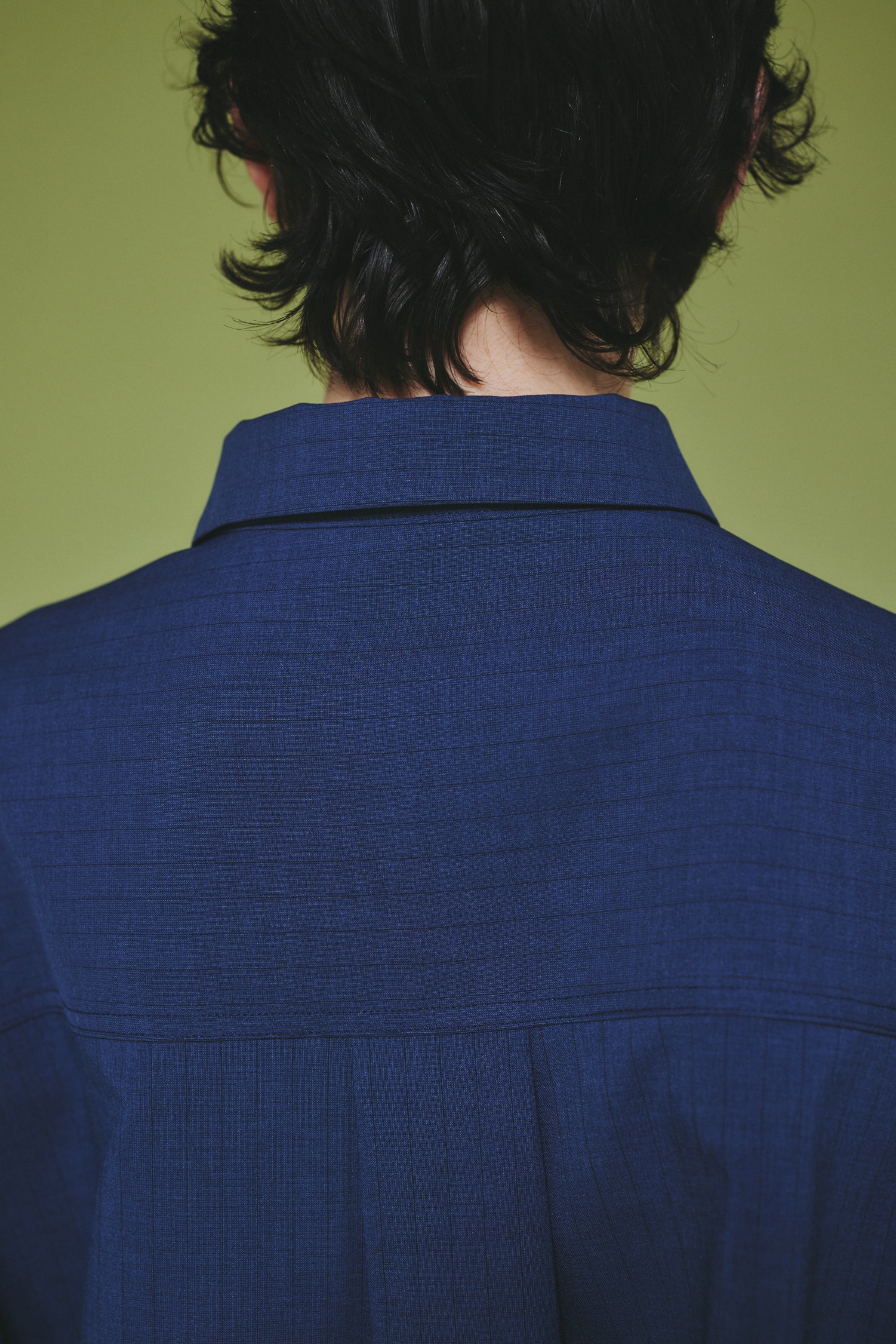 Stripe half sleeve shirt 柄NVY FREE