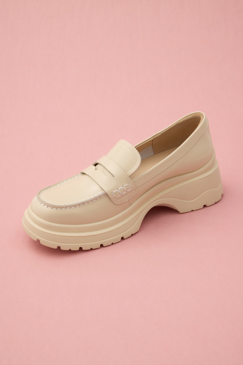 ボリュームライトローファー WHT 22.5cm