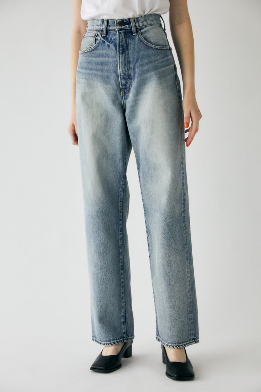 moussy  HW DAMAGE LOOSE STRAIGHT