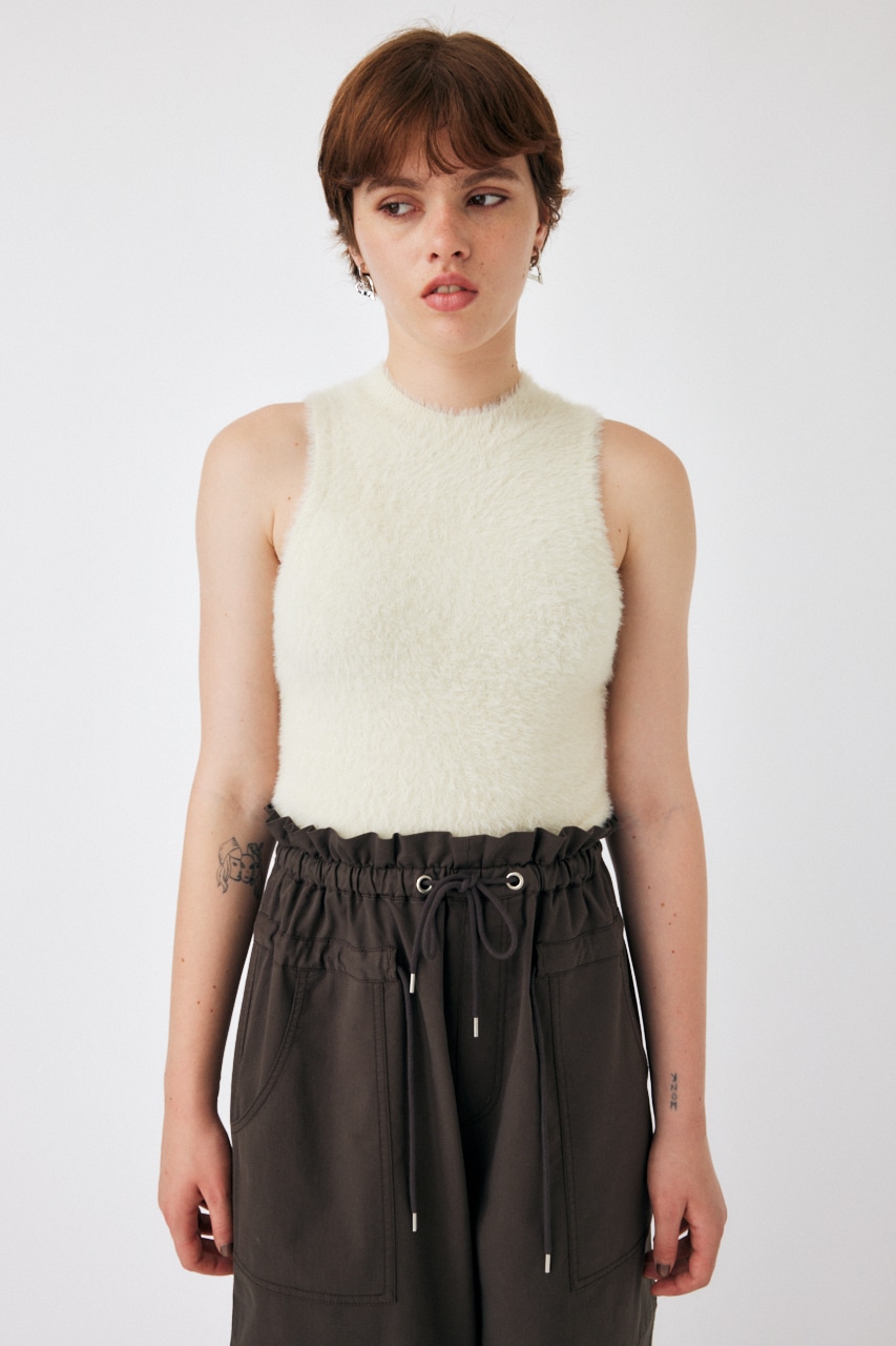 MOUSSY | SHAGGY KNIT ボレロ＆タンク (ニット ) |SHEL 