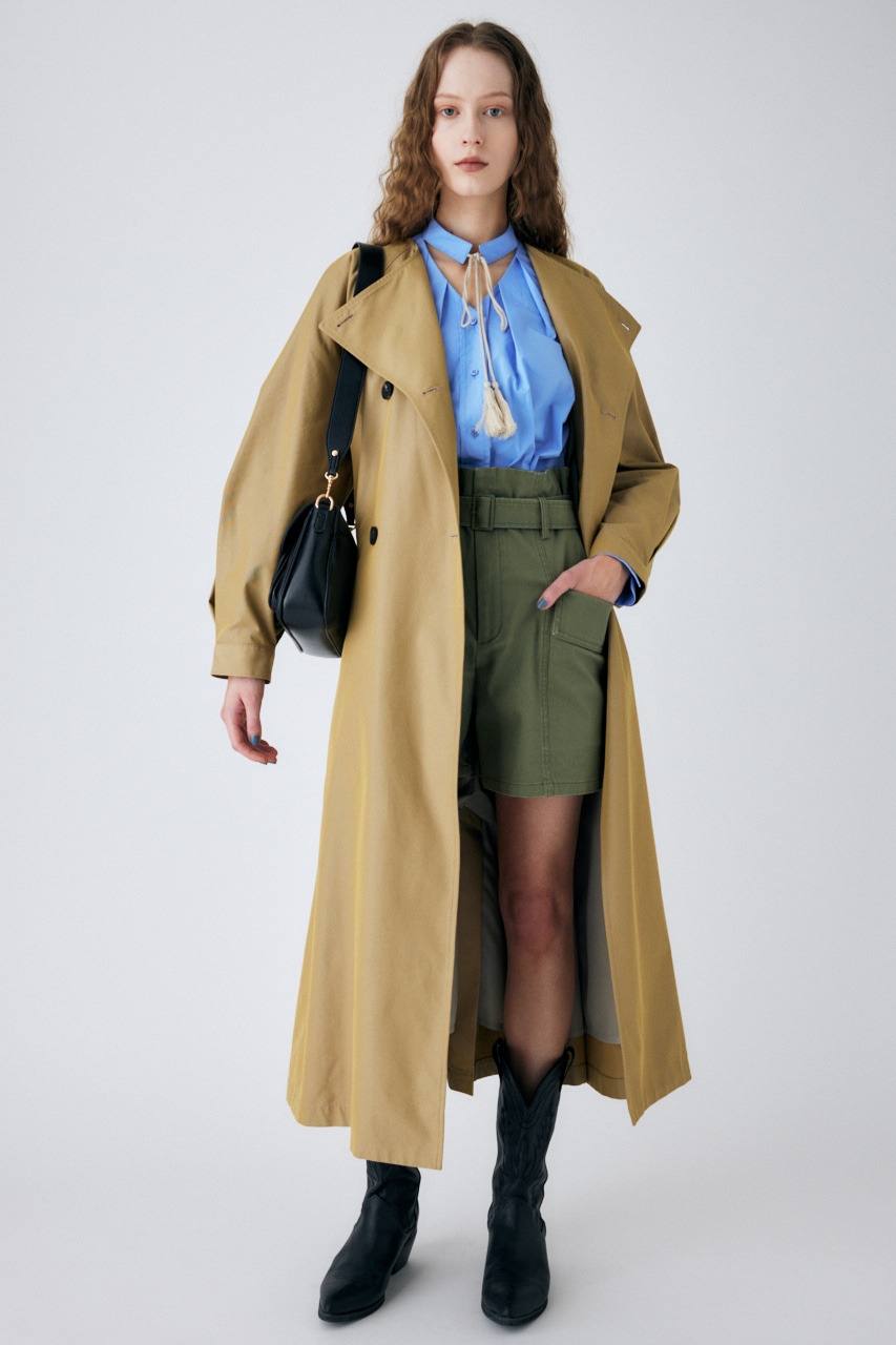 MOUSSY | COLLARLESS TRENCH コート (コート ) |SHEL'TTER WEBSTORE