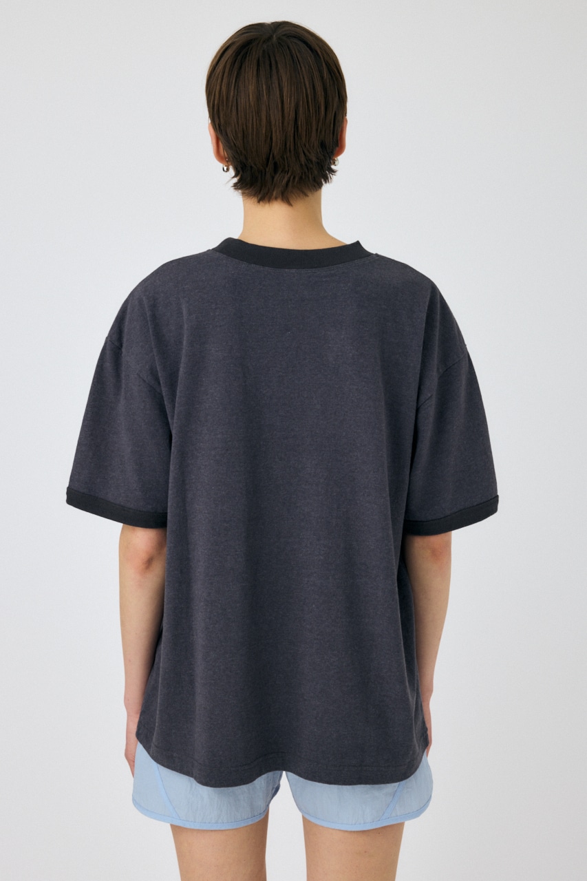 SLOGAN ビッグ TEE L/BLK FREE