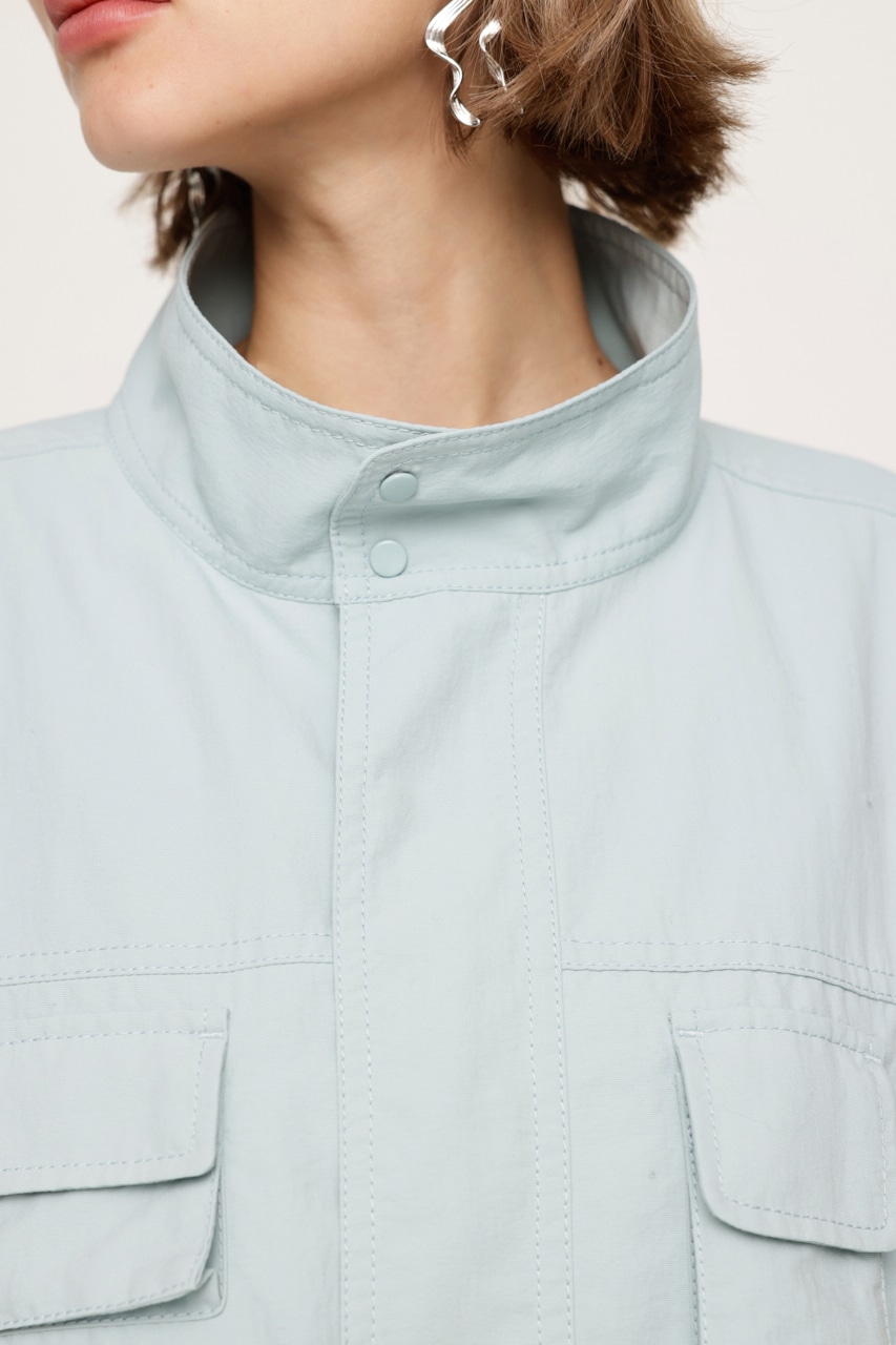 ASYMMETRY POCKET FIELD ジャケット L/BLU FREE