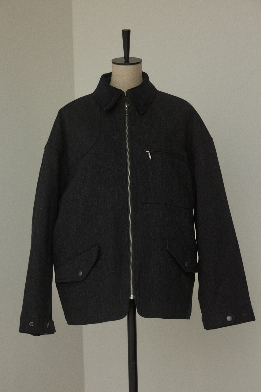 BLACK BY MOUSSY | corduroy collar jacket (ジャケット ) |SHEL'TTER