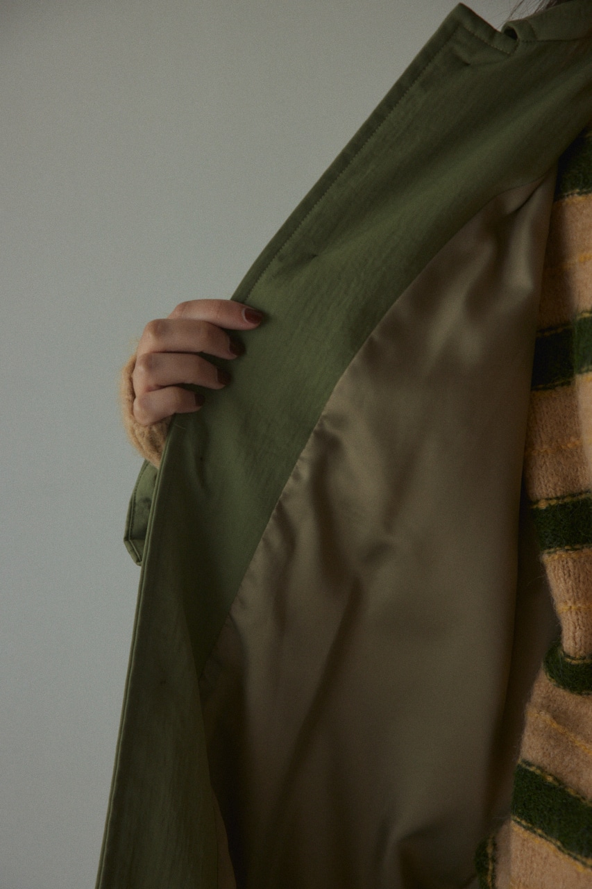 soutien collar stitch coat KHA 2