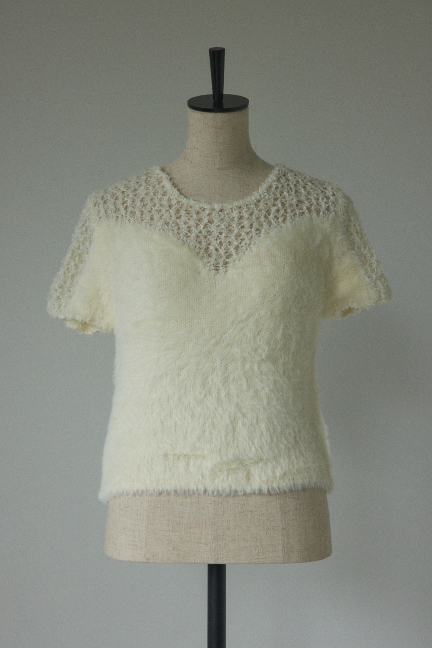 shaggy switching  tops O/WHT FREE