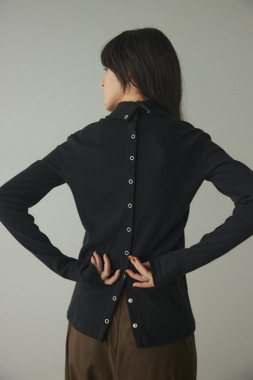 manyway turtle neck tops BLK FREE