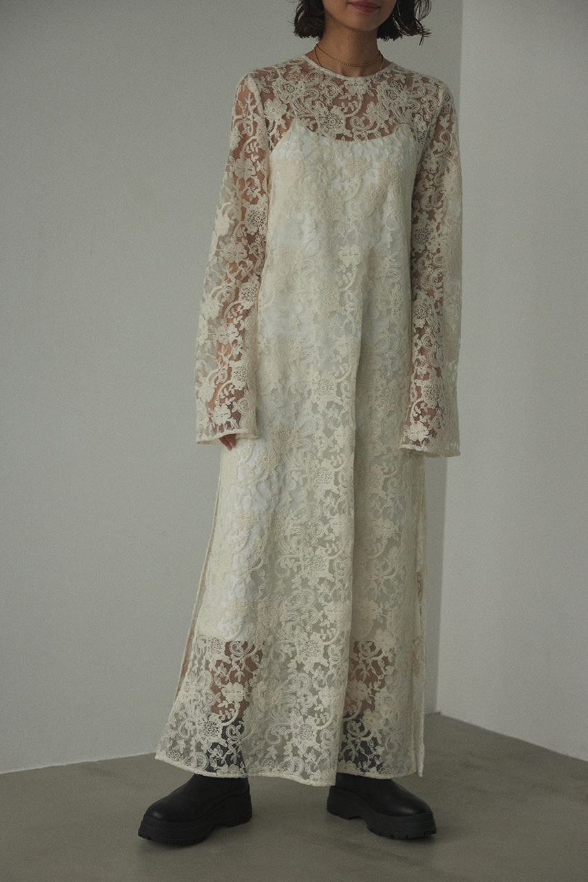 camisole one-piece WHT FREE