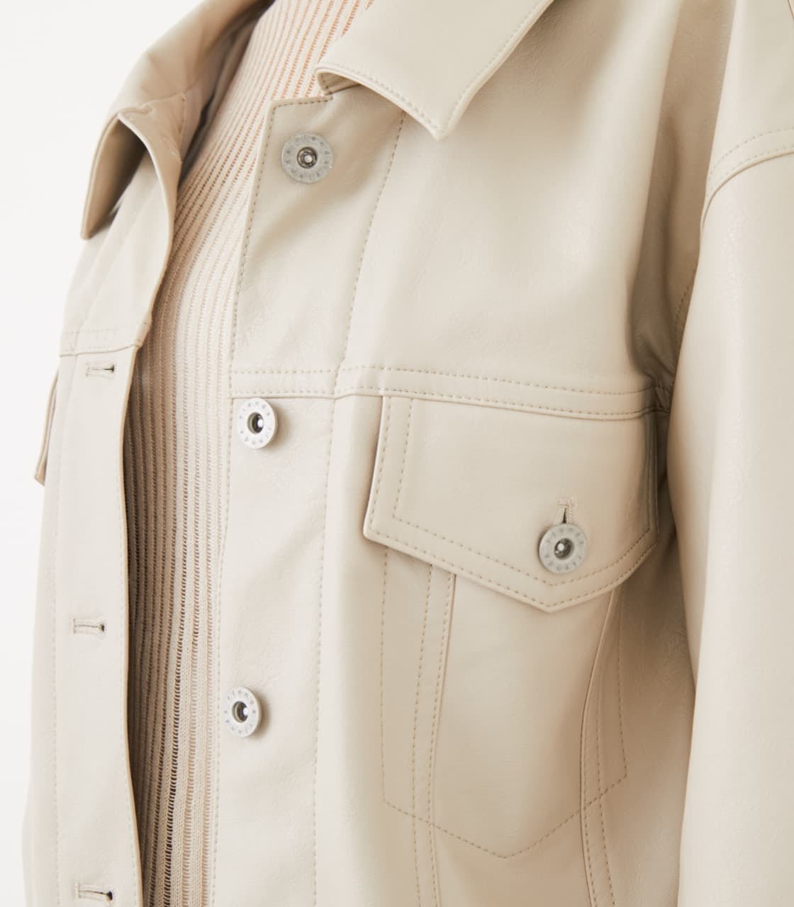 フラップポケットフェイクレザーjk S L Brn ジャケット バロックジャパンリミテッド 公式通販サイト Shel Tter Web Store シェルターウェブストア