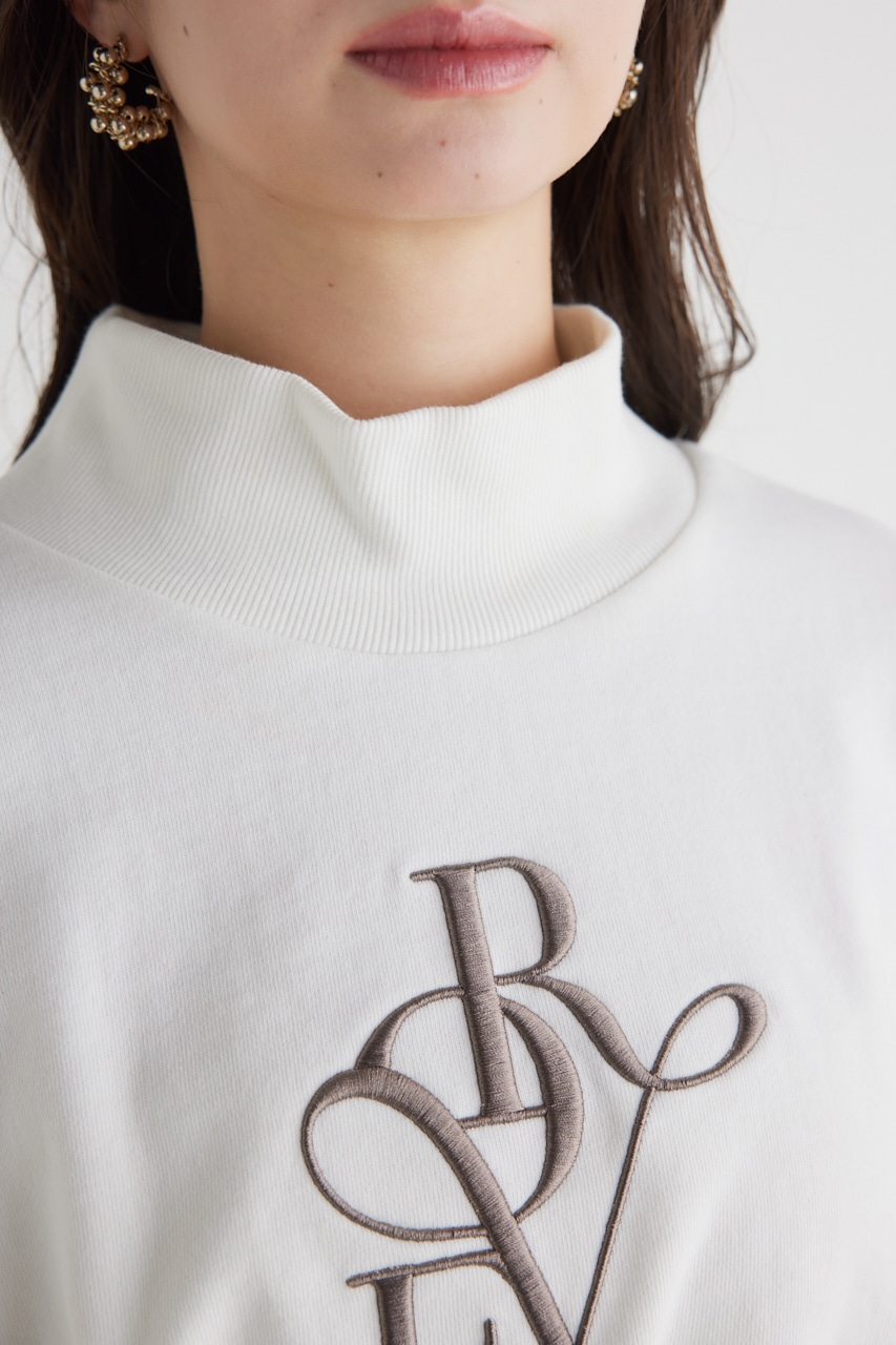 バルーンヘムロゴスウェットTOP WHT FREE