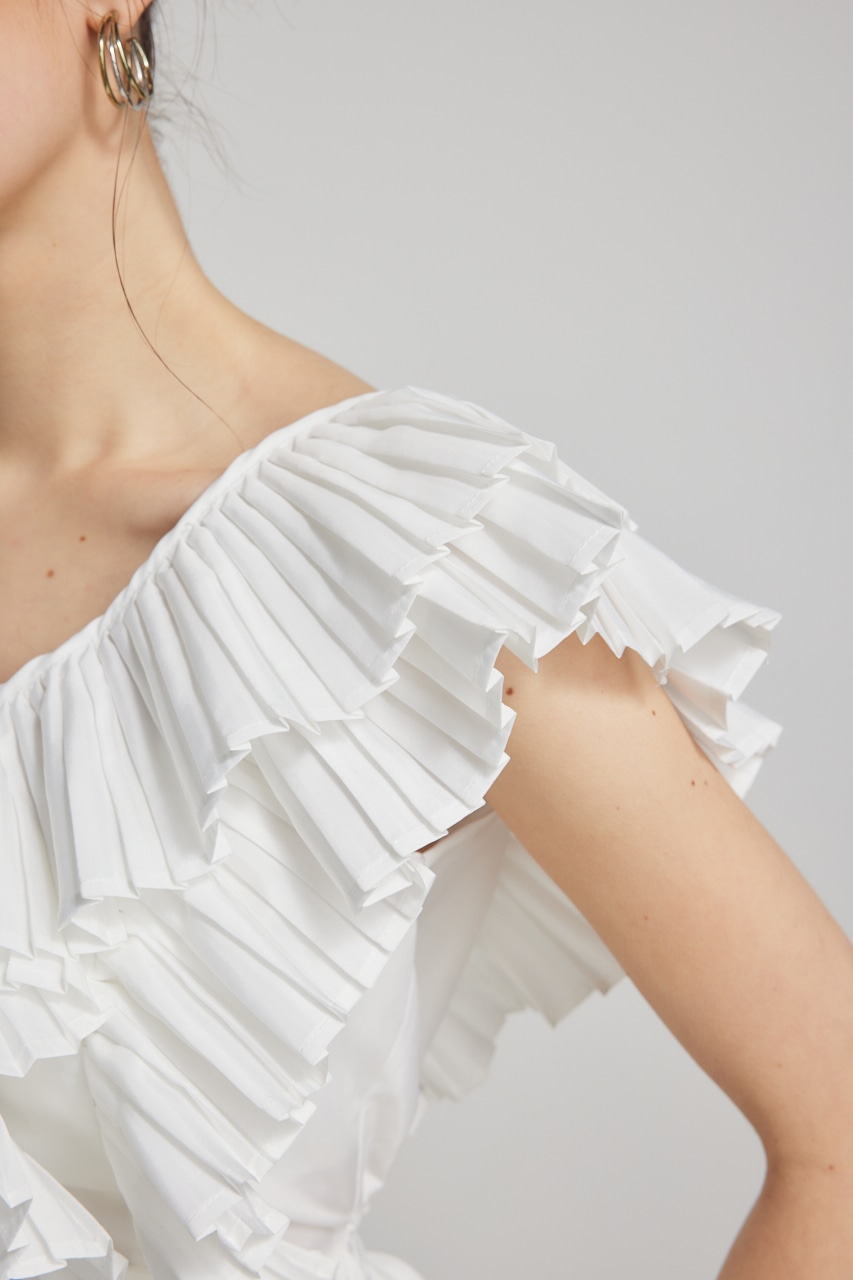 バックオープンペプラムBLS WHT FREE