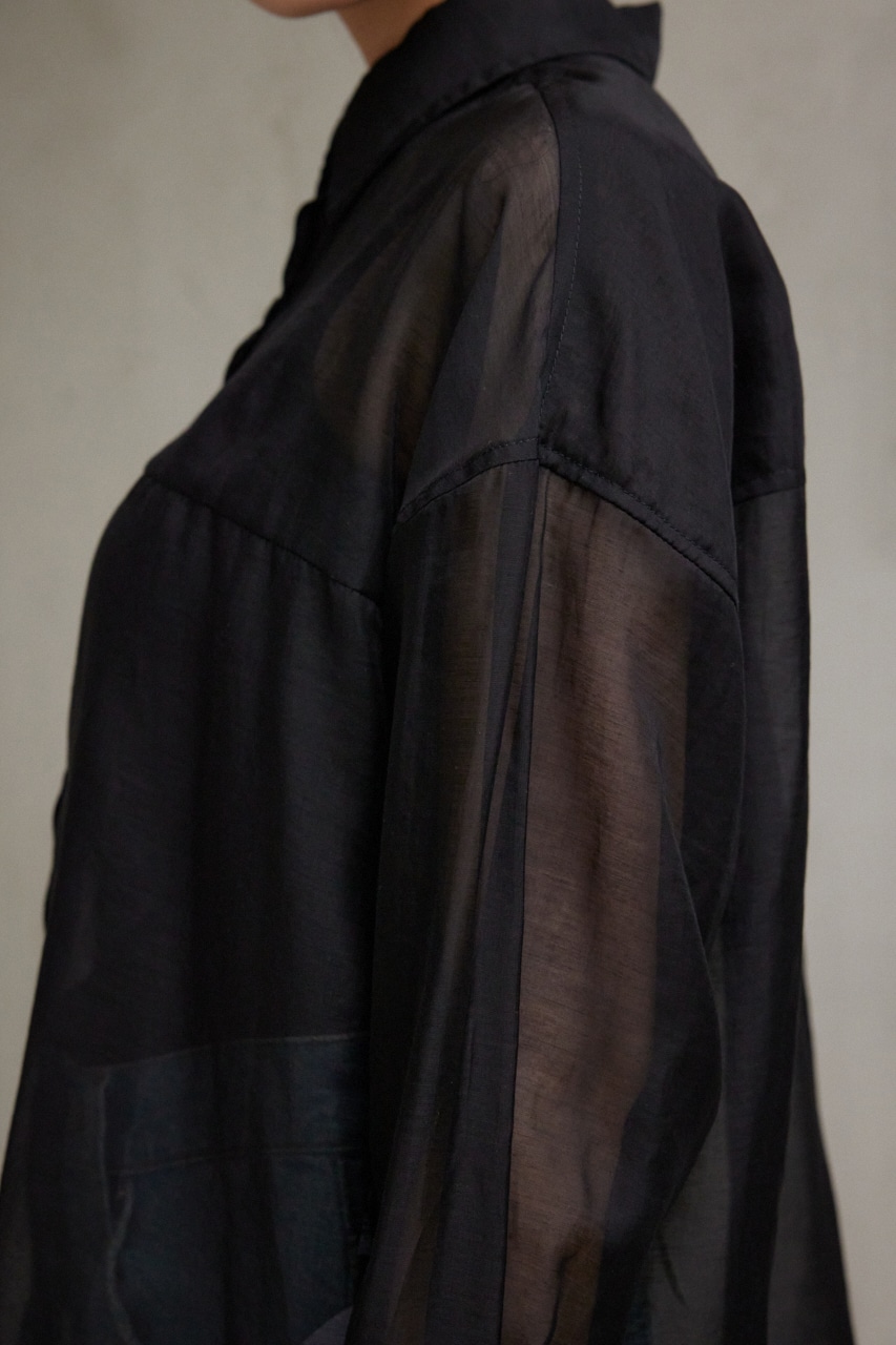 AZUL BY MOUSSY | ベーシックシアーシャツ (シャツ・ブラウス ) |SHEL 