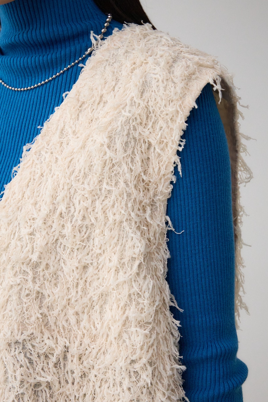 フェザーVネックベスト IVOY FREE