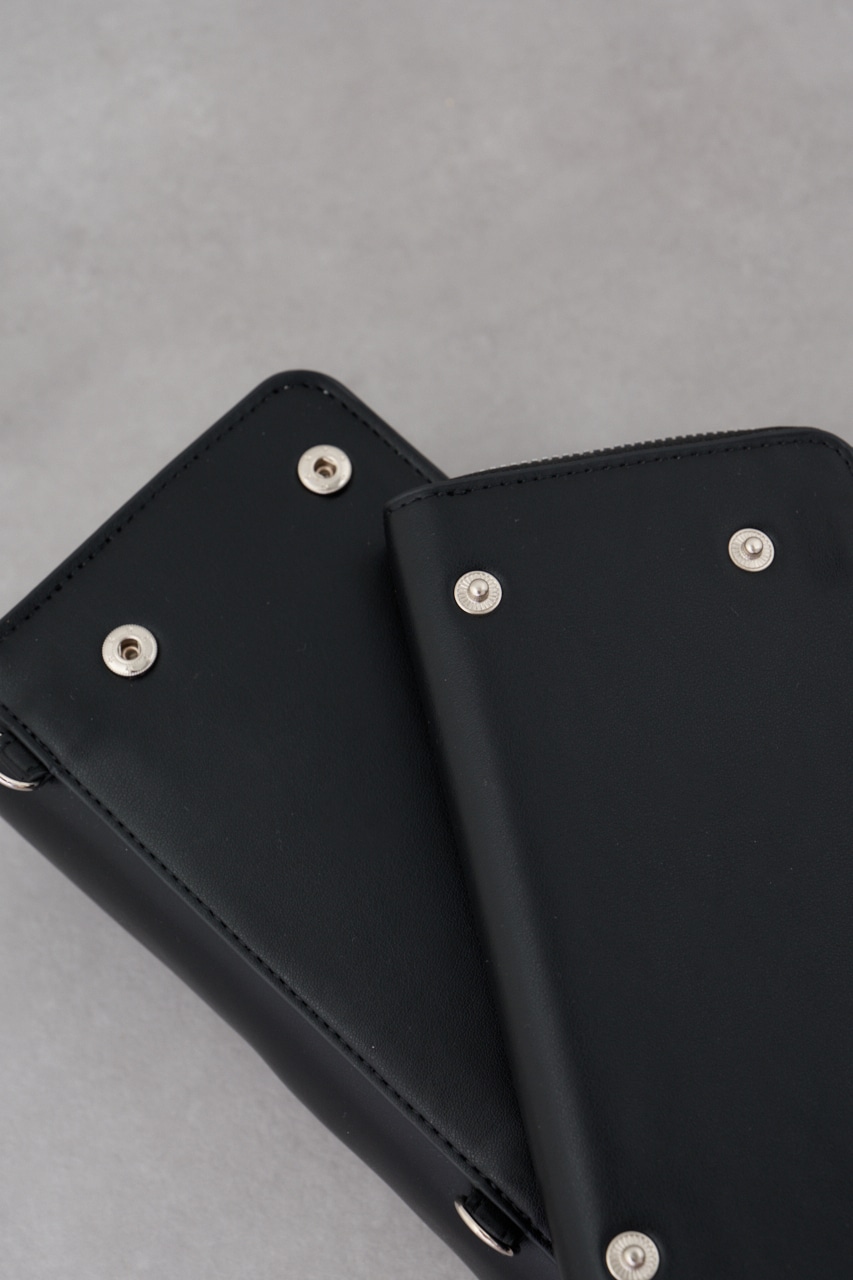 ビッグバックルウォレットバッグ BLK FREE