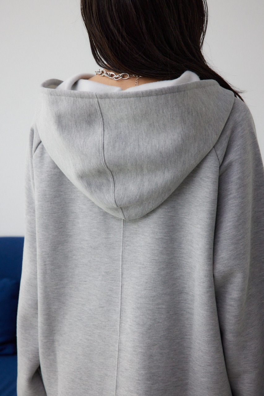 カレッジプリントスウェットパーカー T.GRY FREE