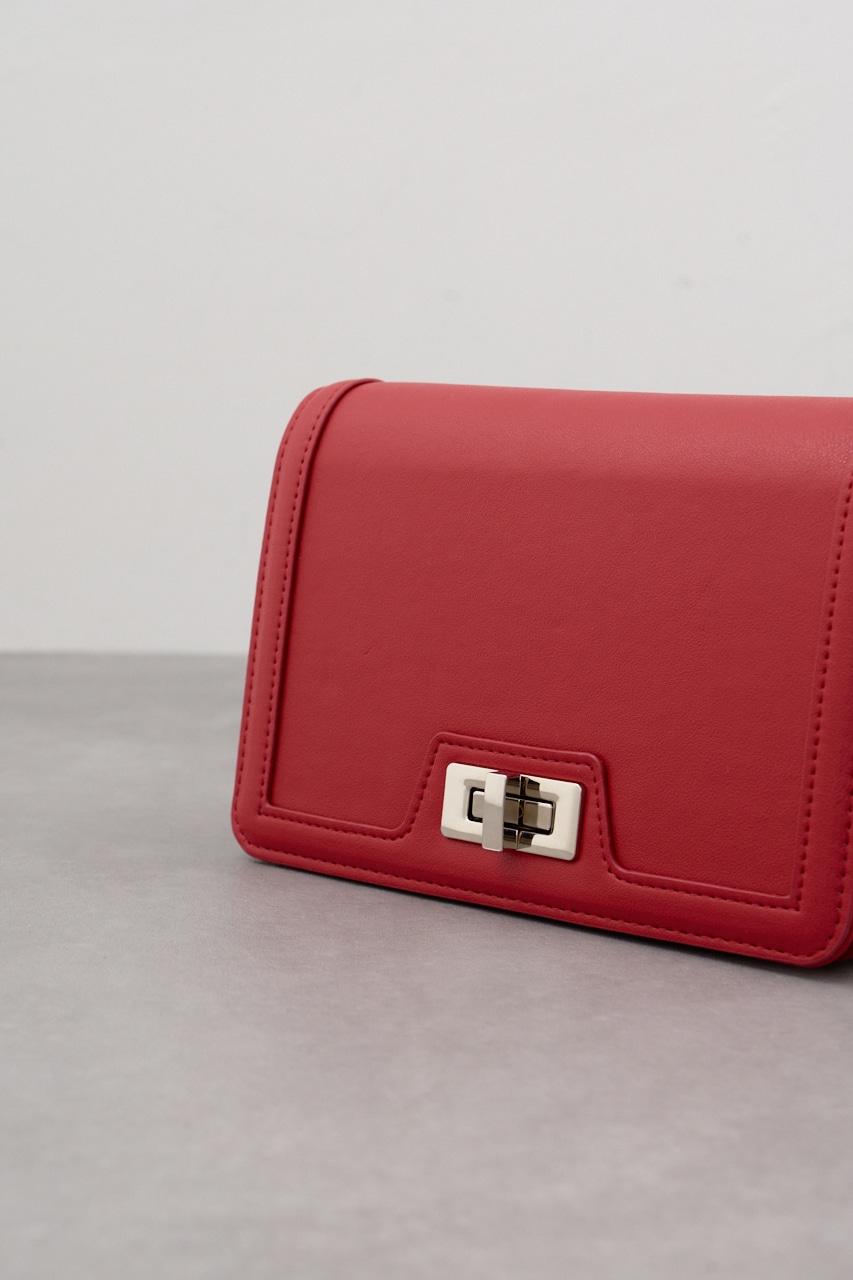 ターンロックバインディングウォレットバッグ RED FREE