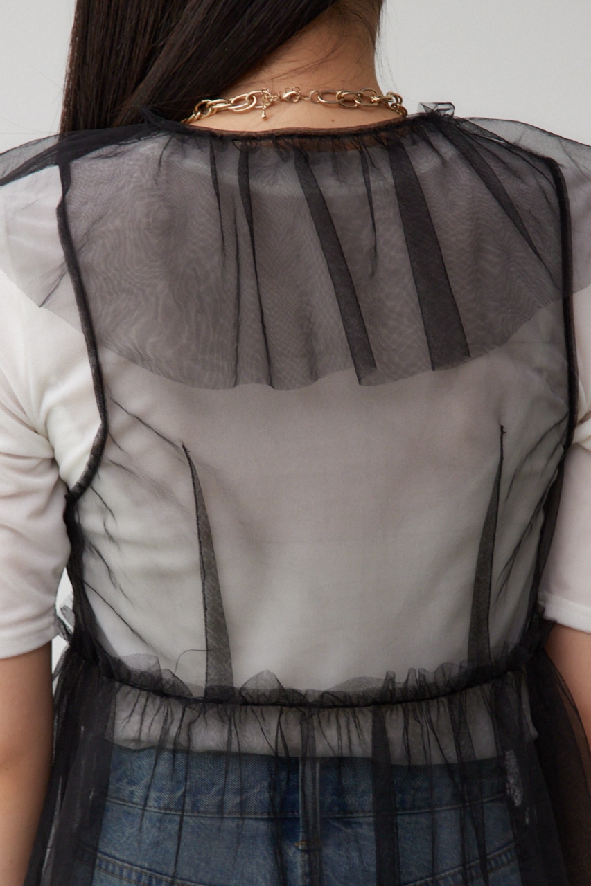 デザインチュールビスチェ BLK FREE