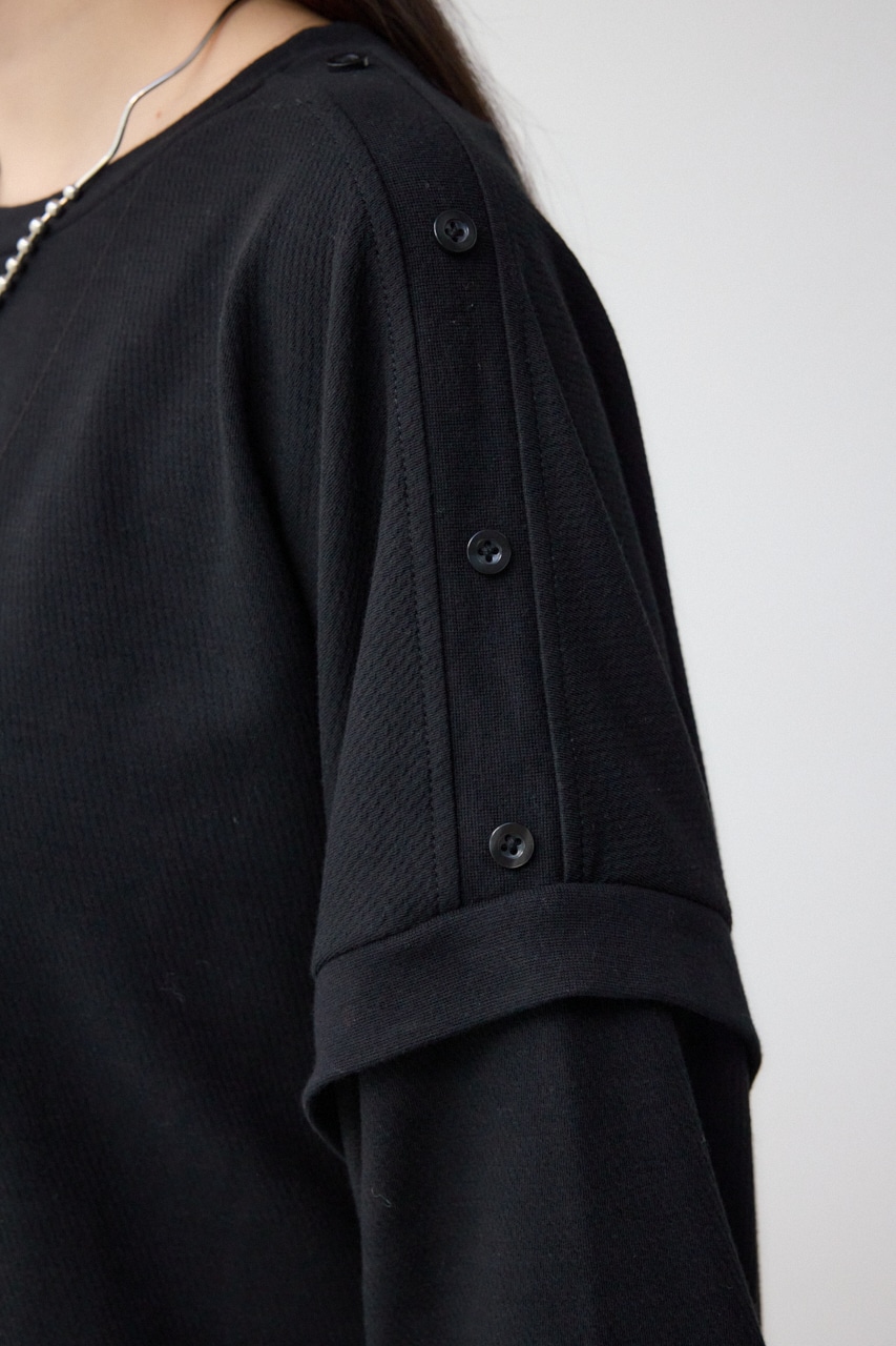 ドルマンカットトップス BLK FREE