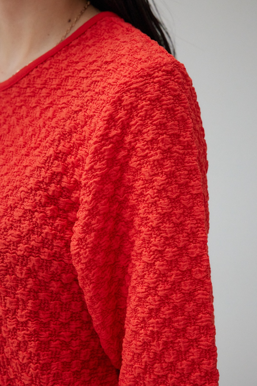 ポップコーンカットカーディガン ORG FREE