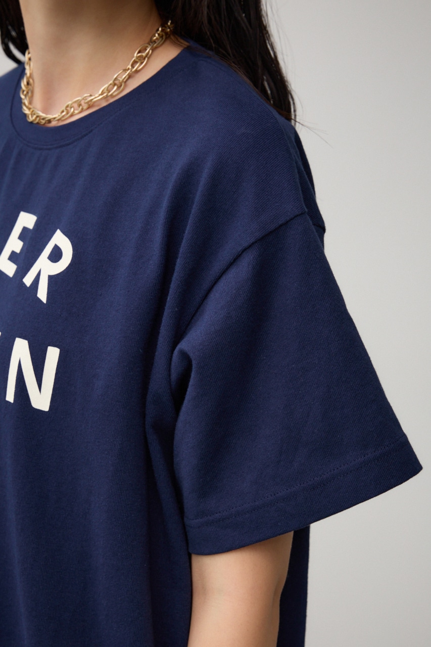 JM ロゴプリントTシャツ NVY FREE