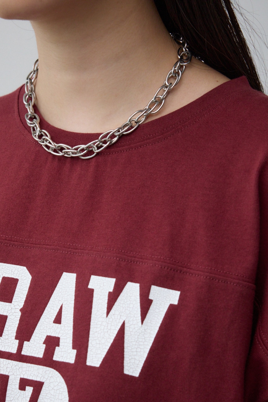 JM フットボールTシャツ D/RED FREE