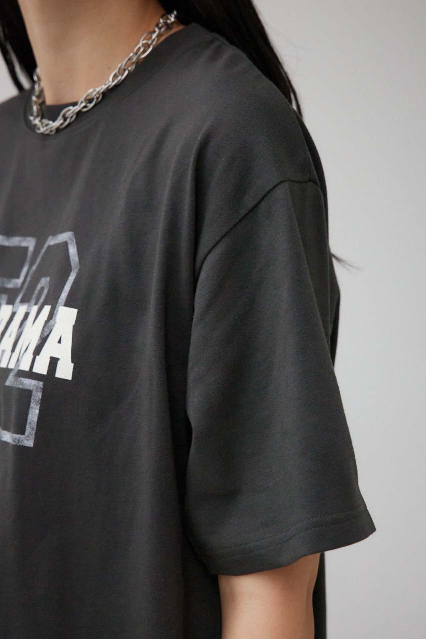 カレッジルーズTシャツ C.GRY FREE