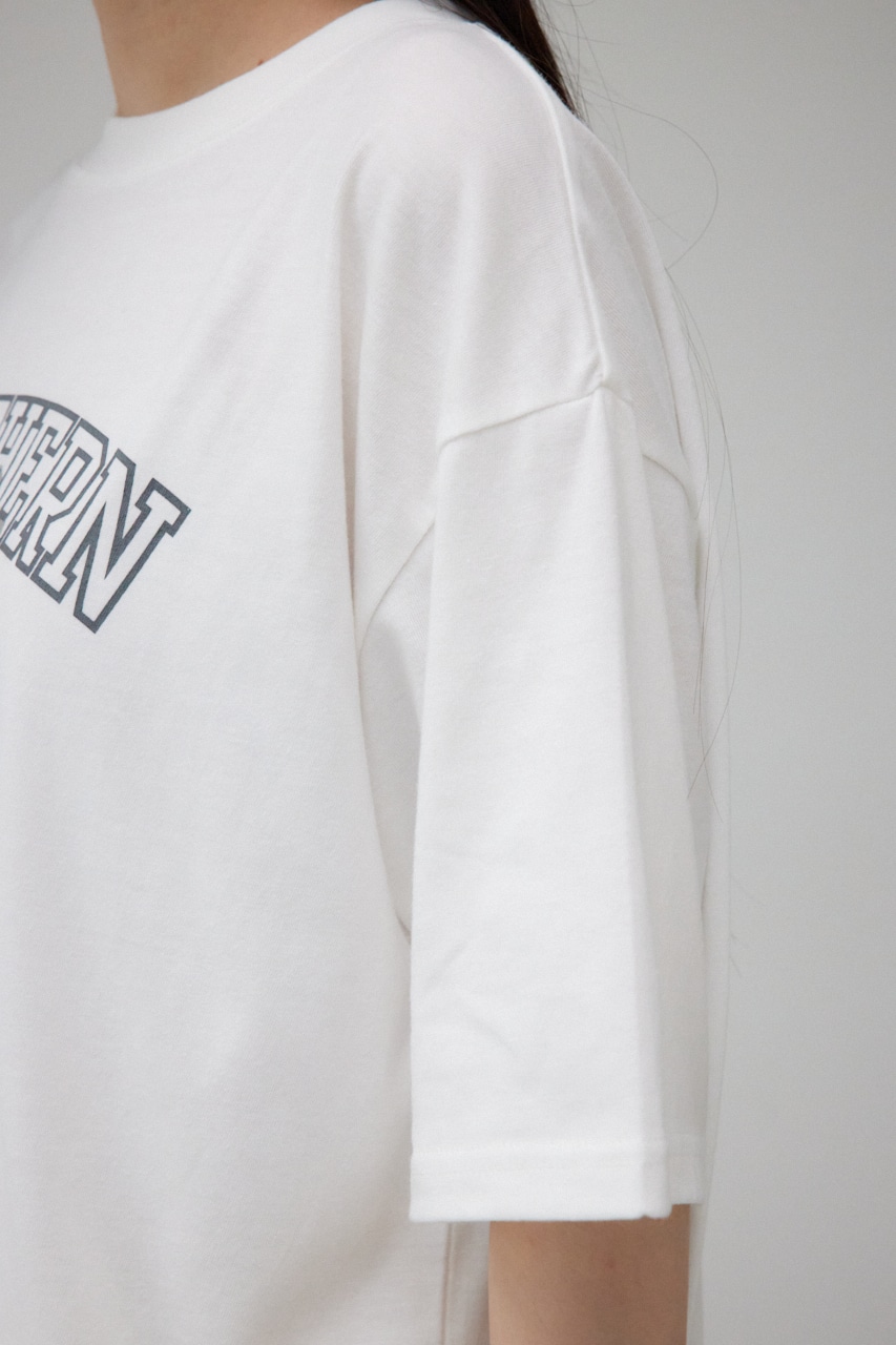 カレッジルーズTシャツ WHT FREE