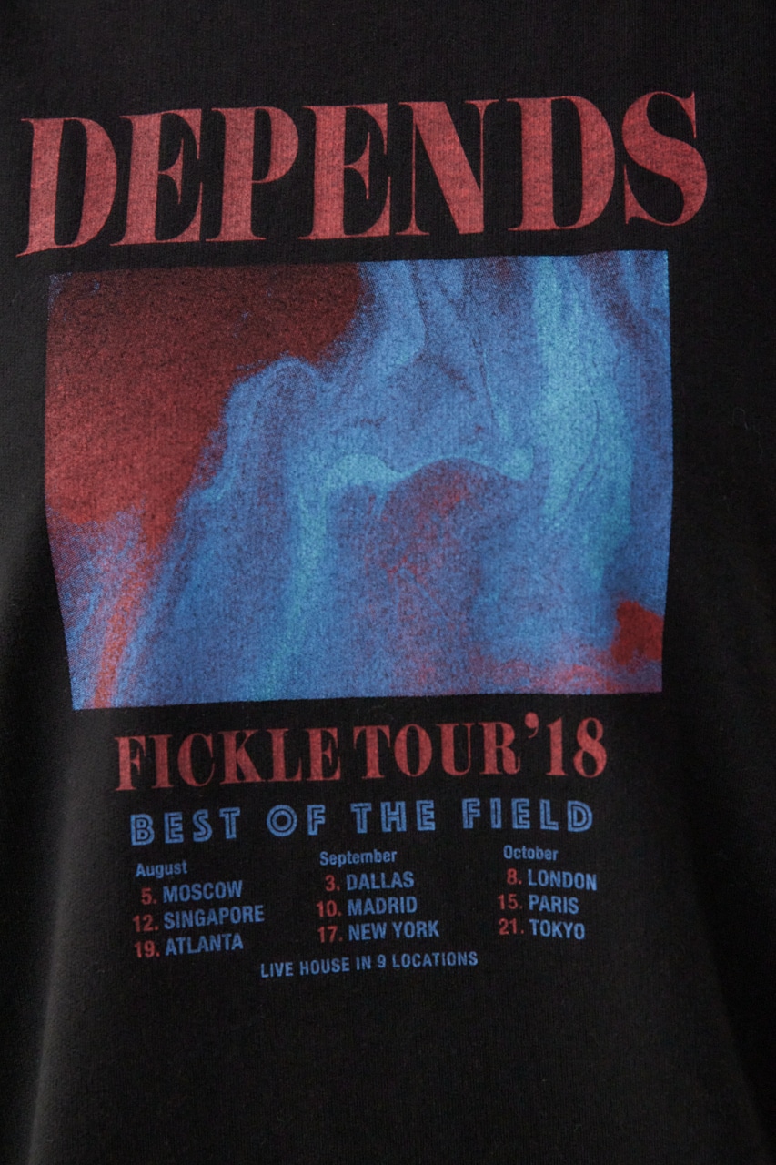 ビンテージプリントウラケプルオーバー 柄BLU FREE