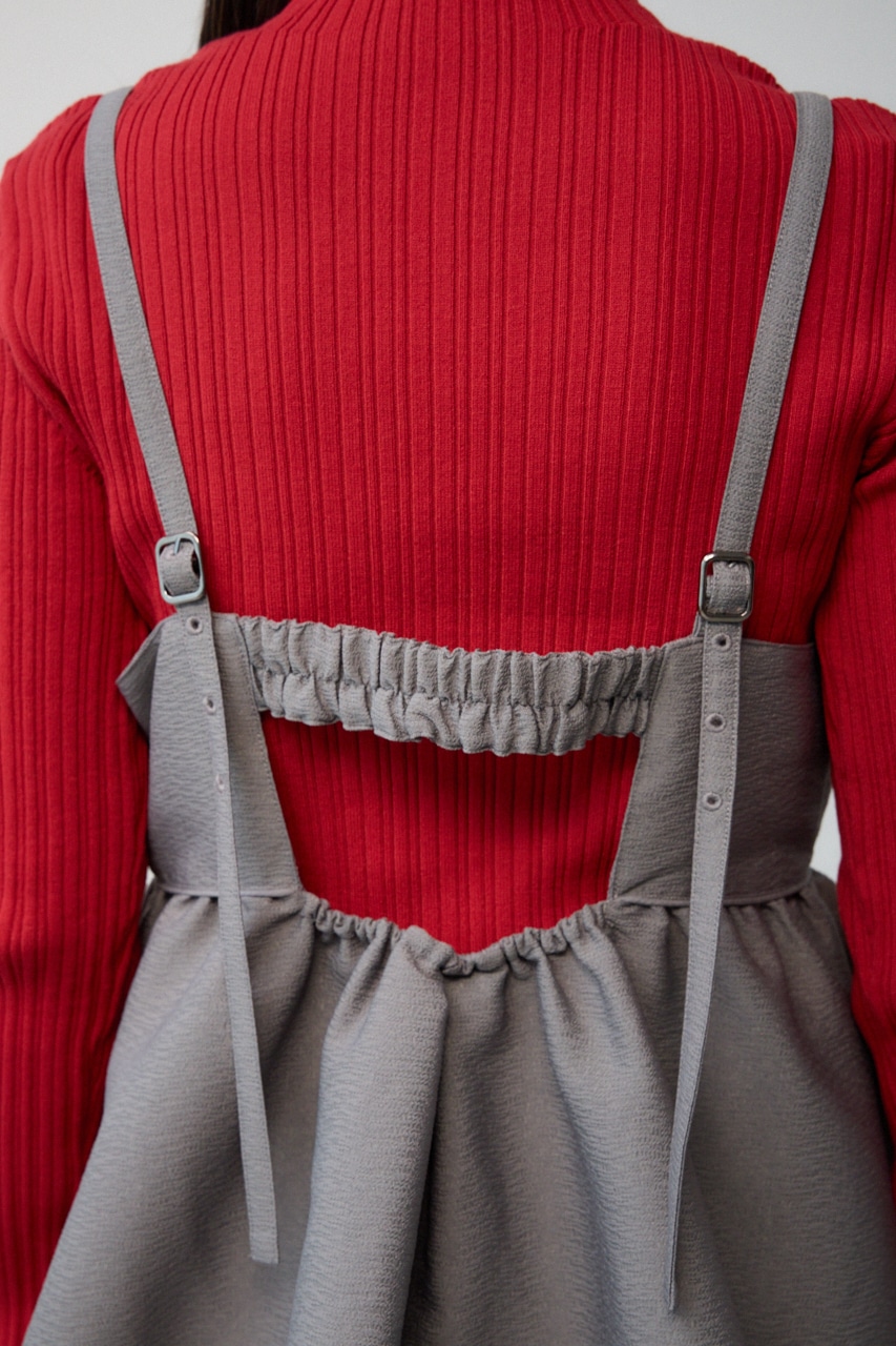 ジャガードフレアキャミ GRY FREE