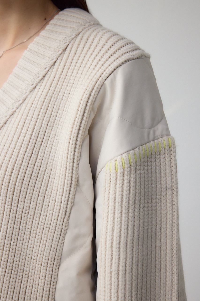 コンビネーションカーディガン IVOY FREE