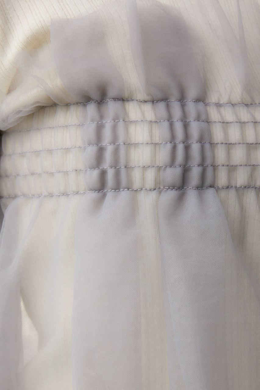 チュールビスチェドッキングニット IVOY FREE