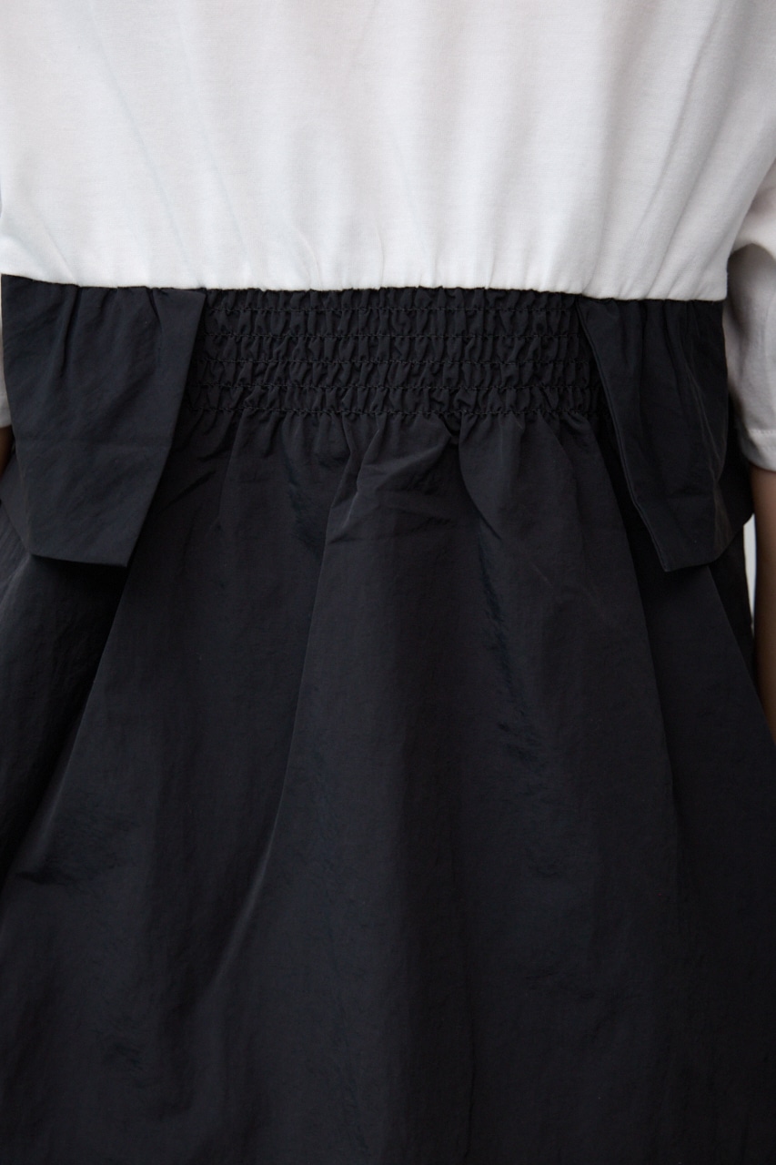 ビスチェドッキングトップス BLK S