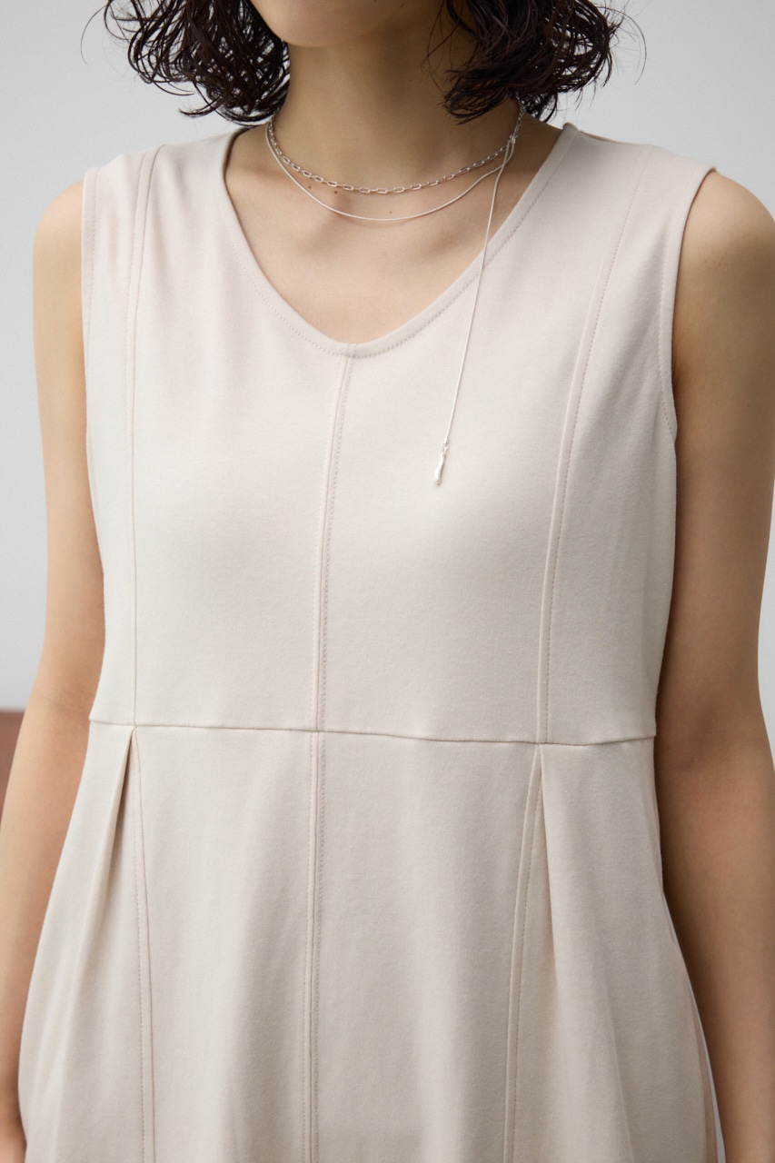 ステッチデザインコクーンカットワンピース IVOY S